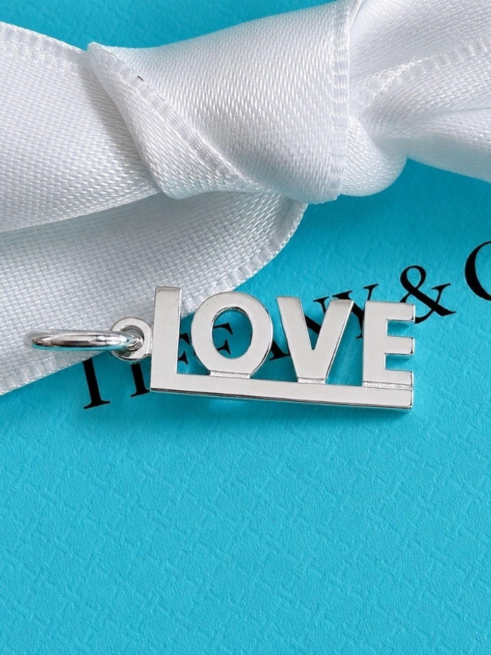 Tiffany & Co LOVE Cham retired silver 925  new in box